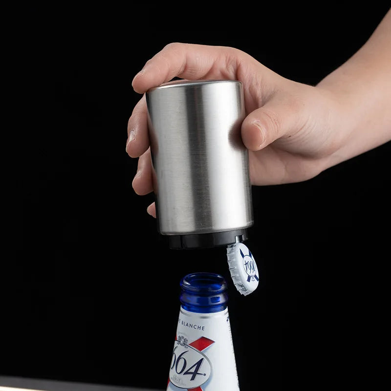 Automatic Beer Bottle Opener Magnetic Stainless Steel