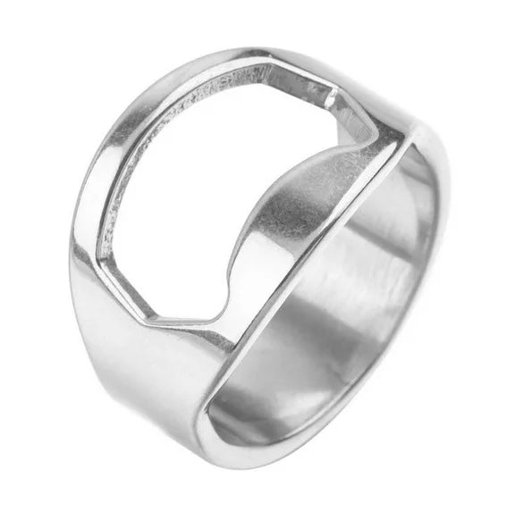 Creative Stainless Steel Finger Ring Opener